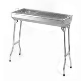 Parrillas y Asadores Barbacoa Portable Gril, Herramienta De Cocinar Al Aire Libre Del Acero Inoxidable Del Carbón De Leña Que Acampa, Barbacoa Portátil Del Carbón De Leña ( tamaño : 68*30*71 )