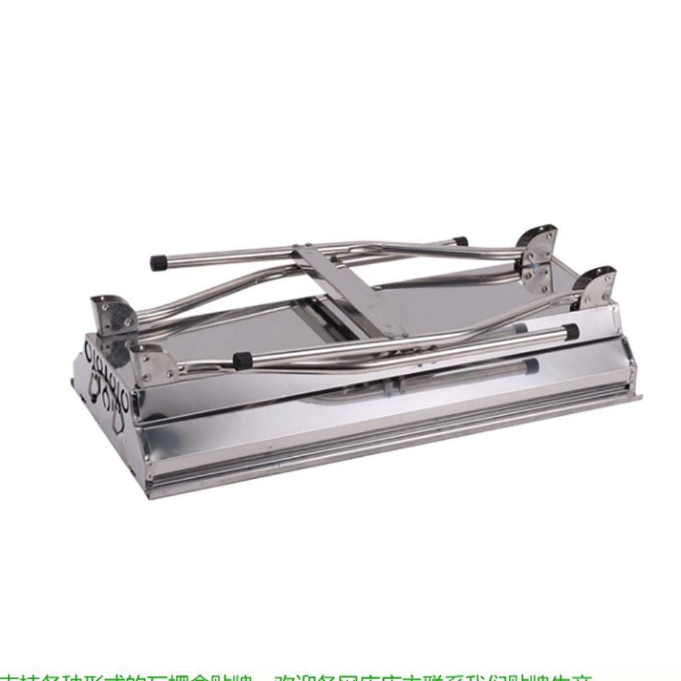 Parrillas y Asadores Barbacoa Portable Gril, Herramienta De Cocinar Al Aire Libre Del Acero Inoxidable Del Carbón De Leña Que Acampa, Barbacoa Portátil Del Carbón De Leña ( tamaño : 68*30*71 )