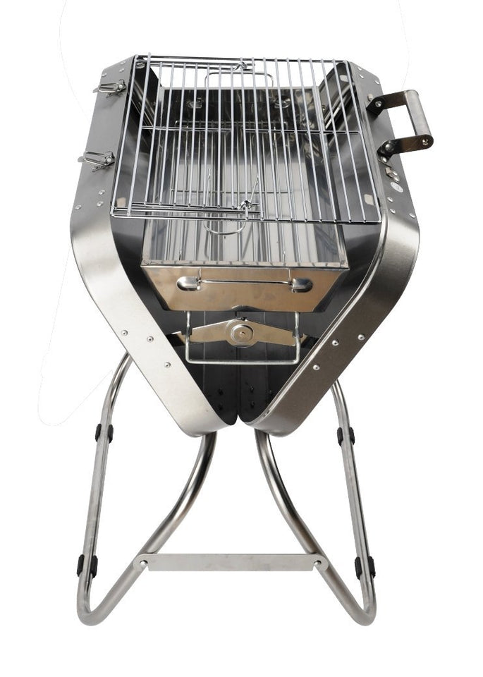 Asador Portafolio de Acero Inoxidable