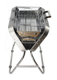 Asador Portafolio de Acero Inoxidable
