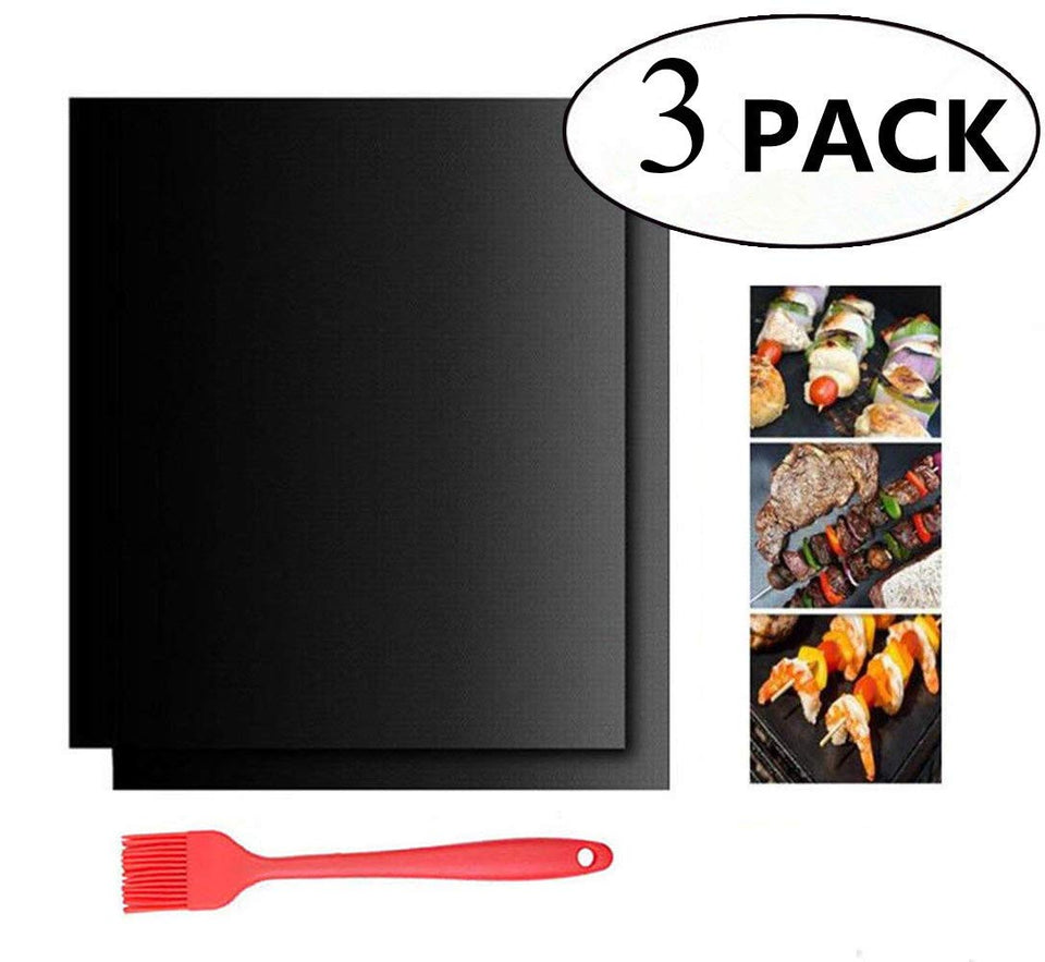 Tapete Parrilla Barbacoa, Dasnir Estera de Parrilla barbacoa para Hornear con Gas, Carbón Horno y Barbacoas Eléctricas, Seguro BBQ Grill Mat Parrilla Mat