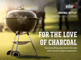 Weber 741001 Original Kettle Parrilla de carbón de 22 Pulgadas