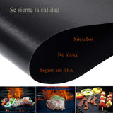 Tapete Parrilla Barbacoa, Dasnir Estera de Parrilla barbacoa para Hornear con Gas, Carbón Horno y Barbacoas Eléctricas, Seguro BBQ Grill Mat Parrilla Mat