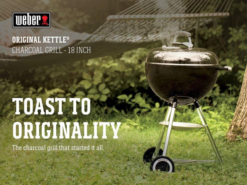 ASADOR ORIGINAL KETTLE NEGRO 18"