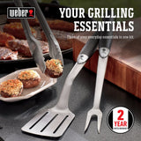 Weber 6630 3Pc SS Juego de Herramientas, 3 Piezas