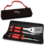 Picnic Time NFL Metro 3 Piezas Conjunto de Herramientas para llevarlo en Barbacoa